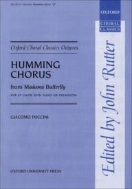 Puccini: Humming Chorus from Madama Butterfly ST published by OUP