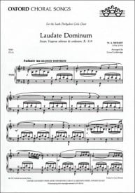 Mozart: Laudate Dominum SSA published by OUP