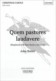 Rutter: Quem pastores laudavere SATB published by OUP