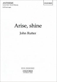 Rutter: Arise, shine SATB published by OUP