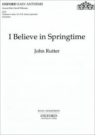 Rutter: I believe in springtime published by OUP