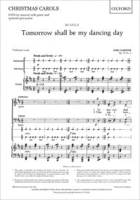 Gardner: Tomorrow shall be my dancing day SATB published by OUP