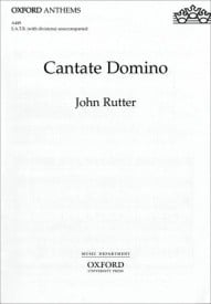 Rutter: Cantate Domino SATB published by OUP