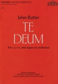 Rutter: Te Deum SATB published by OUP