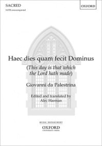 Palestrina: Haec dies quam fecit Dominus SATB published by OUP