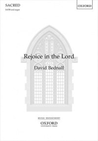 Bednall: Rejoice in the Lord SATB published by OUP