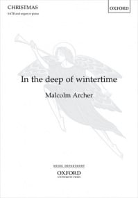 Archer: In the deep of wintertime SATB published by OUP