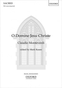Monteverdi: O Domine Jesu Christe SSA published by OUP