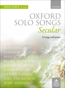 Oxford Solo Songs: Secular - High Voice (Book/Online Audio)