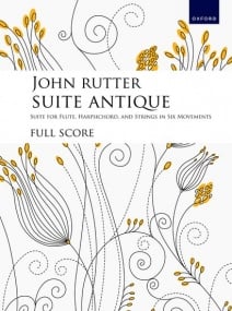 Rutter: Suite Antique published by OUP - Full Score