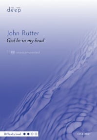 Rutter: God be in my head TTBB published by OUP
