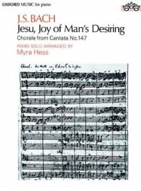 Bach: Jesu, Joy of Mans Desiring for Solo Piano published by OUP