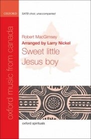 MacGimsey: Sweet little Jesus boy SATB published by OUP