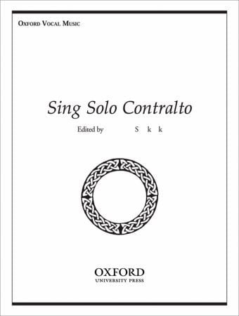 Sing Solo Contralto published by OUP