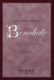 Vaughan Williams: Benedicite published by OUP - Vocal Score