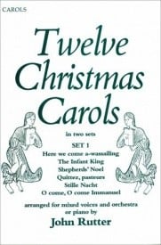 Rutter: Twelve Christmas Carols Set 1 published by OUP