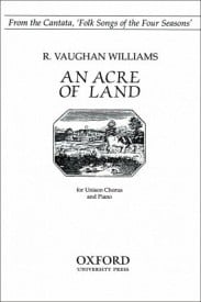 Vaughan Williams: An Acre of Land (Unison) published by OUP