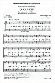 Rutter: Cradle song SATB published by OUP