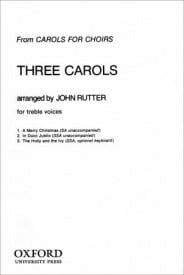 Rutter: Three Carols (Upper Voices) published by OUP
