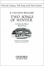 Vaughan Williams: Two songs of winter (Unison) published by OUP