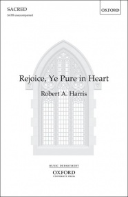 Harris: Rejoice, ye pure in heart SATB published by OUP