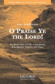 Martinson: O Praise Ye the Lord! SATB by published by OUP