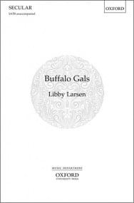 Larsen: Buffalo Gals SATB published by OUP