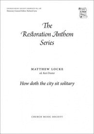 Locke: How doth the city sit solitary SSATB published by OUP