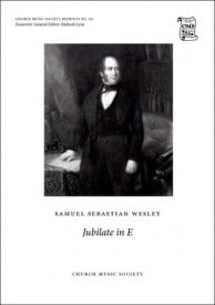 Wesley: Jubilate in E SSAATTBB published by OUP