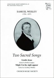 Wesley: Two Sacred Songs (Unison) published by OUP