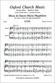 Willan: Missa de Sancta Maria Magdalena in D (Unison) published by OUP