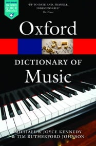 The Oxford Dictionary of Music Sixth Edition