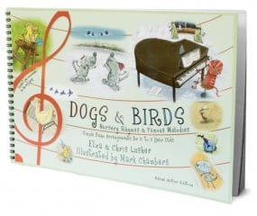 Lusher: Dogs & Birds - Nursery Rhyme/Famous Melodies (Blank Notes Edition)