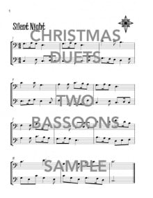 Christmas Duets for Two Bassoons