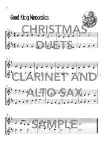 Christmas Duets for Clarinet and Saxophone