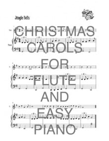Christmas Carols for Flute and Easy Piano (Accompaniment  Book)