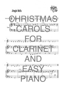Christmas Carols for Clarinet and Easy Piano (Accompaniment Book)