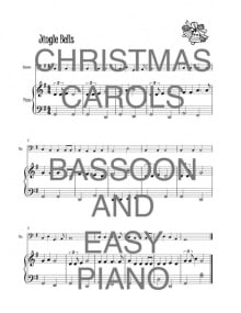 Christmas Carols for Bassoon and Easy Piano (Accompaniment Book)