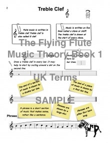 The Flying Flute Music Theory Book 1 published by Wild