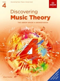 Discovering Music Theory Grade 4 Answer Book published by ABRSM
