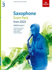 ABRSM Saxophone Exam Pack from 2022 Grade 3