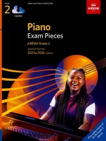 ABRSM Piano Exam Pieces 2023 & 2024 Grade 2 (Book/Online Audio)