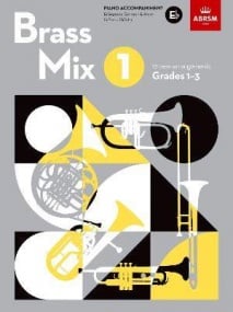 Brass Mix 1 - Eb Piano Accompaniments (Grades 1-3) published by ABRSM