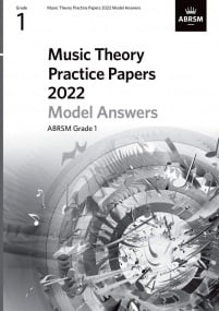Music Theory Past Papers 2022 Model Answers - Grade 1 published by ABRSM