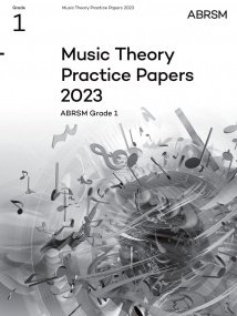 Music Theory Past Papers 2023 - Grade 1 published by ABRSM