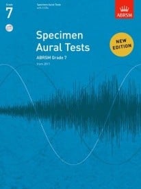 ABRSM Specimen Aural Tests Grade 7 With CD