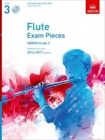 ABRSM Exam Pieces 2014-2017 Grade 3 Flute/Piano (Book/CD)