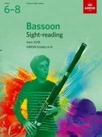 ABRSM Sight-Reading Tests Grade 6 to 8 for Bassoon from 2018