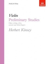 Kinsey: Preliminary Studies for Violin published by ABRSM