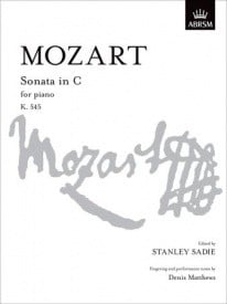 Mozart: Sonata in C K545 for Piano published by ABRSM